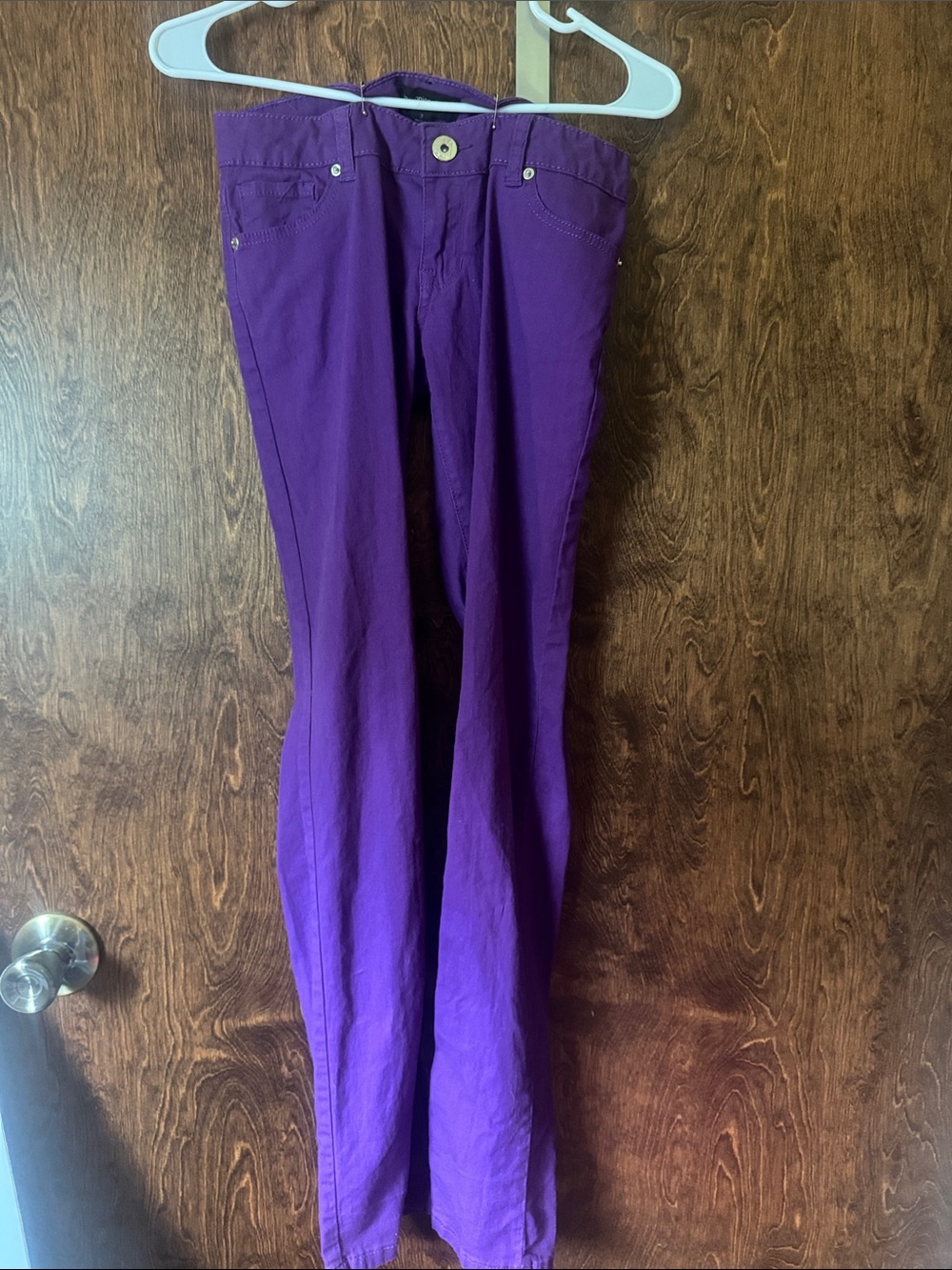 Purple Women's Slim Straight Jeans